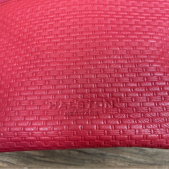 Halston Crossbody‎ Weave Purse - Picture 4 of 15